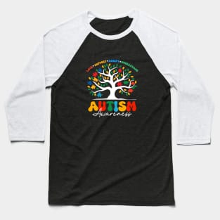 Autism Awareness Tree of Love Support Acceptance Baseball T-Shirt